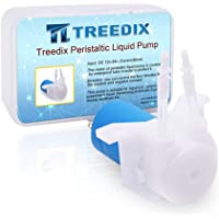 Treedix Bomba dosificadora peristáltica DC 12-24V para Arduino DIY acuario analítico laboratorio de riego de…